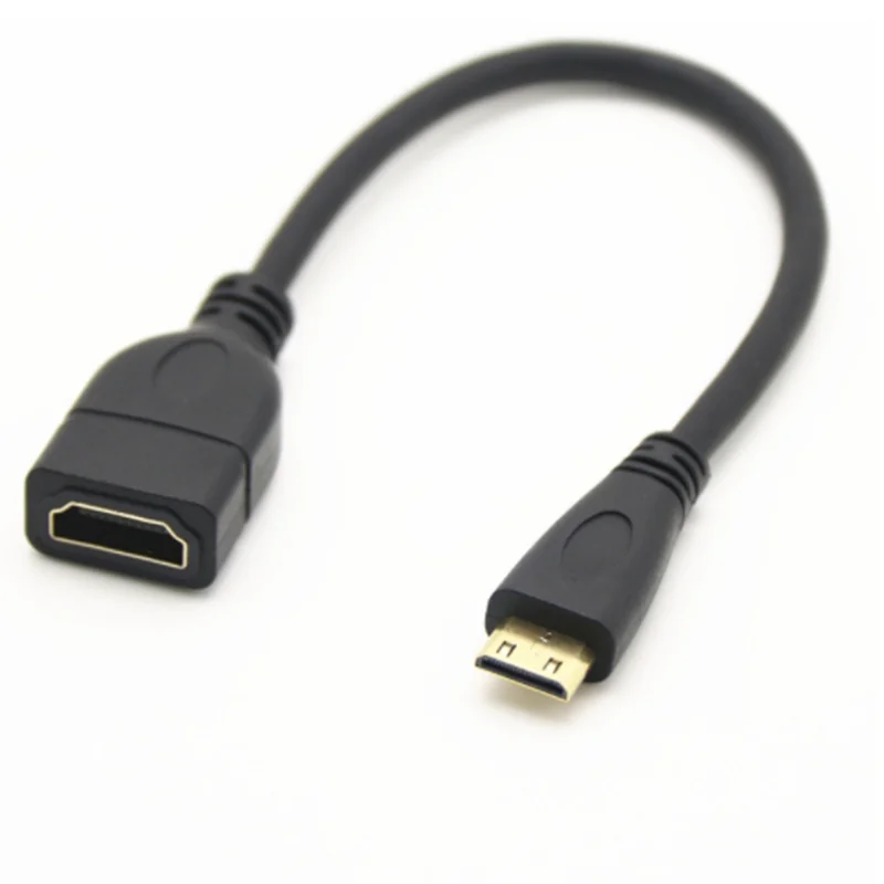 1080P Mini Hdmi-Compatibel Met Hdtv-Kabel Mannelijk Naar Vrouwelijk Converter Adapter M-F Verlengadapter Connector