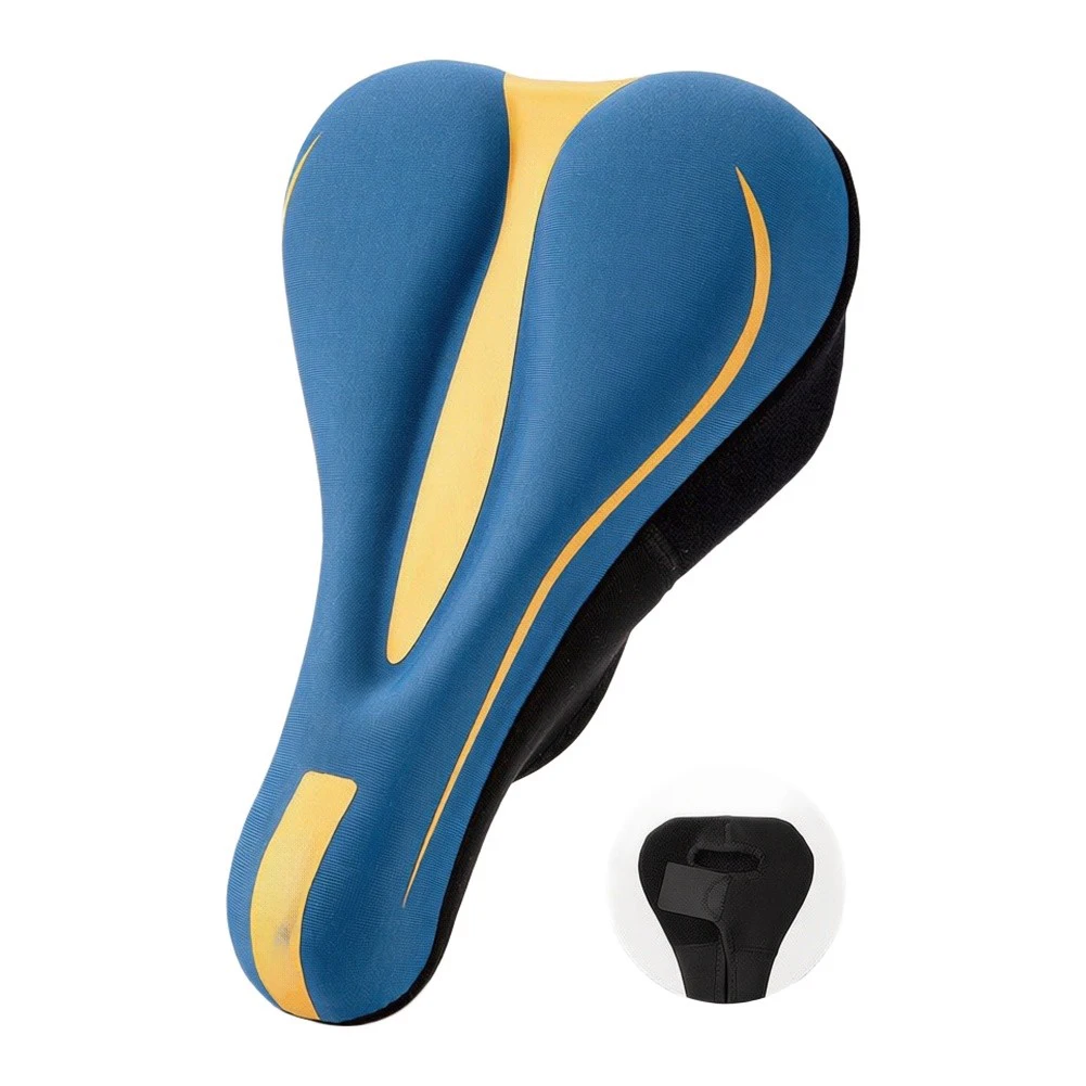 Silicone Bicycle Seat Cover Thickened Sponge Anti Slip Ventilation Hollow Groove For Mountain Road Bike Cycling Accessories view 3