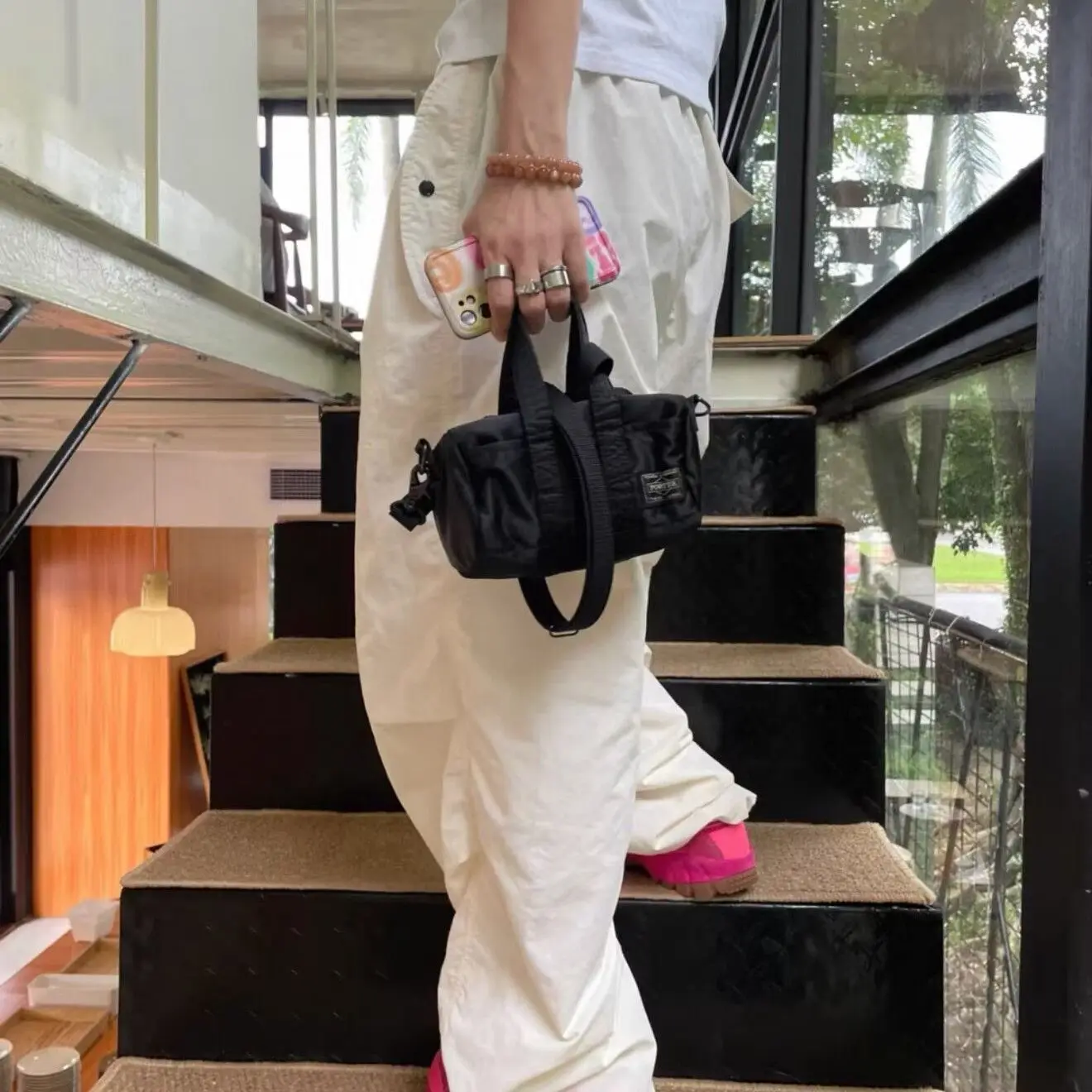 

Porter Women Designer Handbags Tote Bag Duffle Casual Shoulder Bag Crossbody Bag Small Mini Purse Vintage Travel Work