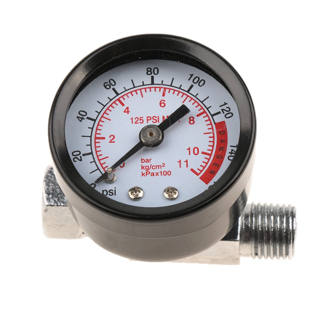 Lightweight Mini Air Regulator Valve Alloy Pressure Switch Gauge for Air Compressor and Painting Tools