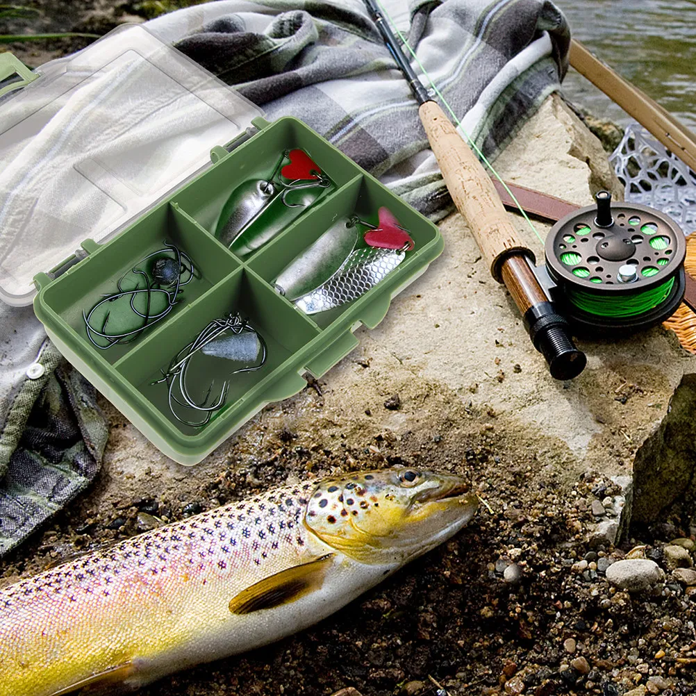 釣り道具収納ボックス2個セット。丈夫でコンパクト、持ち運びに - Fishing Hook Box のレビューと価格