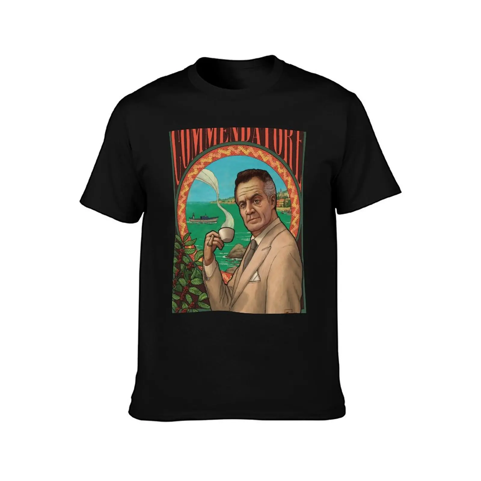Commendatore - The Sopranos T-Shirt Basic Casual Wear Short Sleeve Top T-Shirt