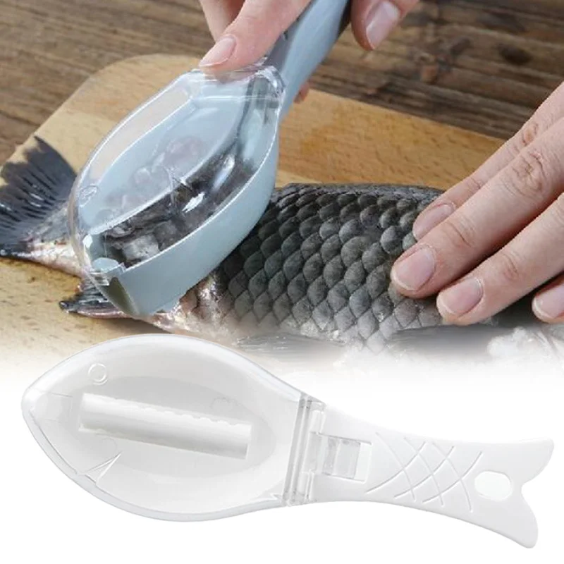 Fisch Skala Schaber Fisch Haut Pinsel Meeresfrüchte Werkzeuge Schnelle Entfernen Fisch Schaber Reinigung Messer Küche Zubehör küche werkzeuge