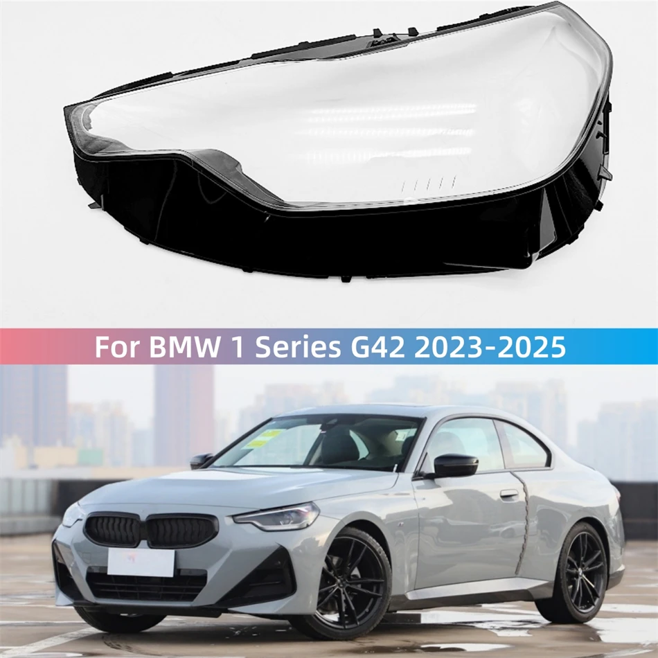 

For BMW 1 Series G42 2023 2024 2025 Accessories Lights Cover Head Lamp Cover Car Front Headlight Lens Cover Lights Shell