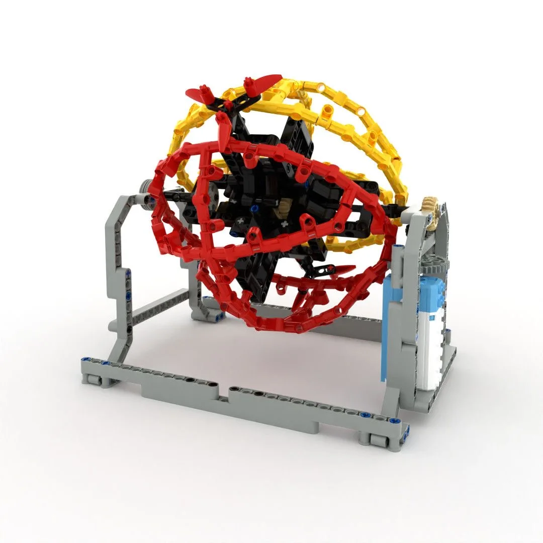 4266 Cool Hemisphere Charging Model, Gears Mechanical Group Robot Building Block Set