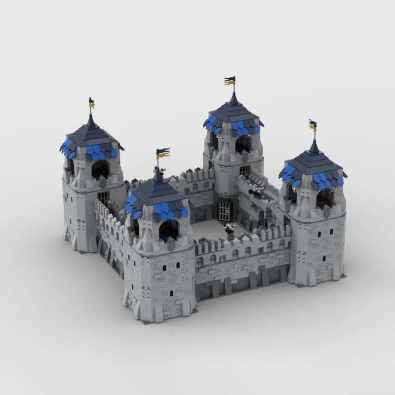 

The MOC toy Medieval Castle model collection is a creative holiday gift for all architecture lovers