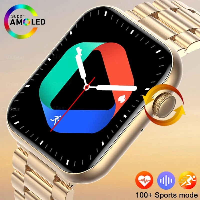 

Классические умные часы Xiaomi, женские умные часы с 1,90 дюйма, HD-экраном, спортивный браслет, Bluetooth-вызов, пульс, музыка, водонепроницаемые умные часы