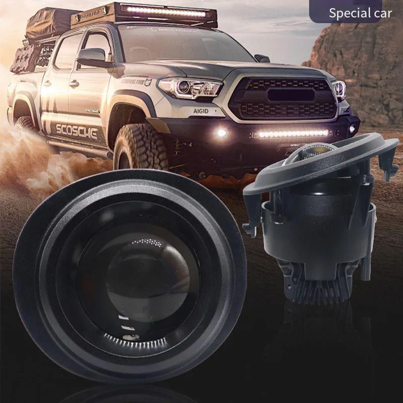 

3-дюймовый биосветодиодный противотуманный фонарь, линза проектора 12 В, 50 Вт, 3000 К, 6000 К, зеленый лимон для Toyota Noah Vios RAV4 Land Cruiser Fortuner Avalon