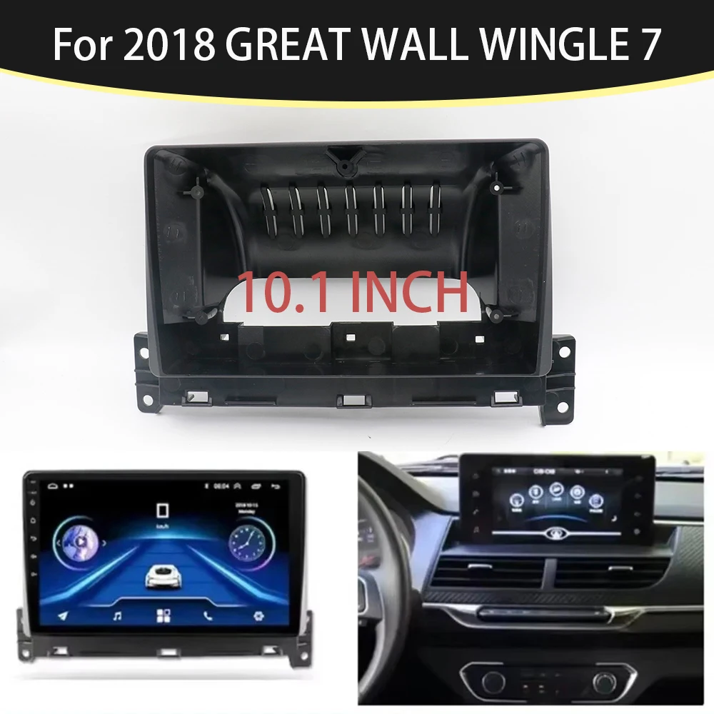 SUITABLE FOR 2018 GREAT WALL WINGLE 7 10.1 Inch Car Frame Fascia Adapter Bezel Android Radio Audio Dash Panel Kit