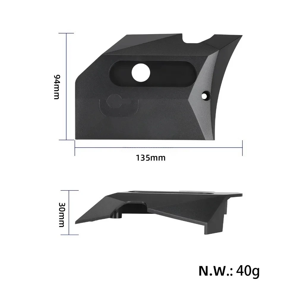

Левые/правые передние заглушки для электронного скутера KukirinG3, передняя заглушка, пластиковые декоративные заглушки, сменные аксессуары для скутера