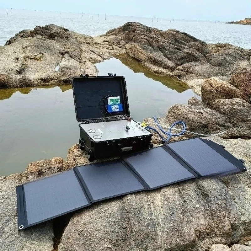 Solar portable seawater desalination Field first aid emergency water purification equipment Field seawater desalination water