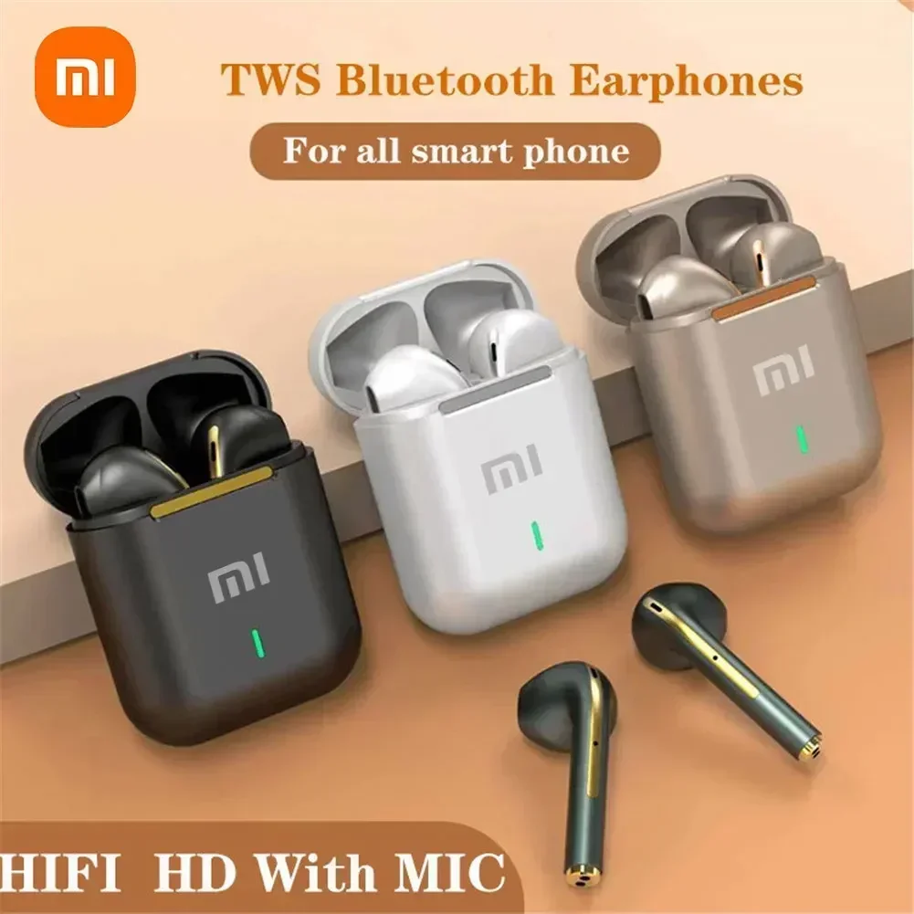 Xiaomi-auriculares inalámbricos J18 con Bluetooth, Auriculares deportivos para juegos, auriculares estéreo TWS, auriculares impermeables con cancelación de ruido para Samsung