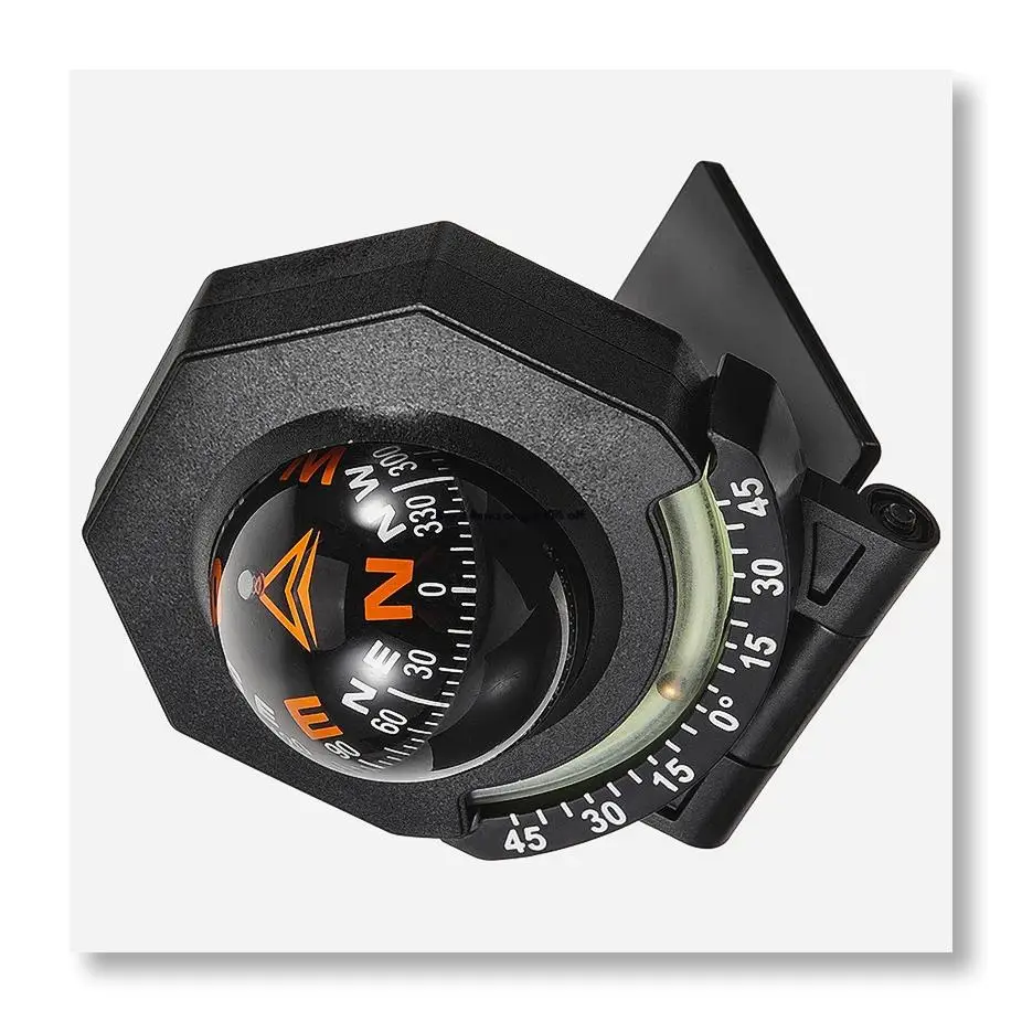 NEWCar Compass Ball Shaped Variable Navigation Dashboard Car Compass Direction Pointing Guide for Car Boat Cycling Hiking