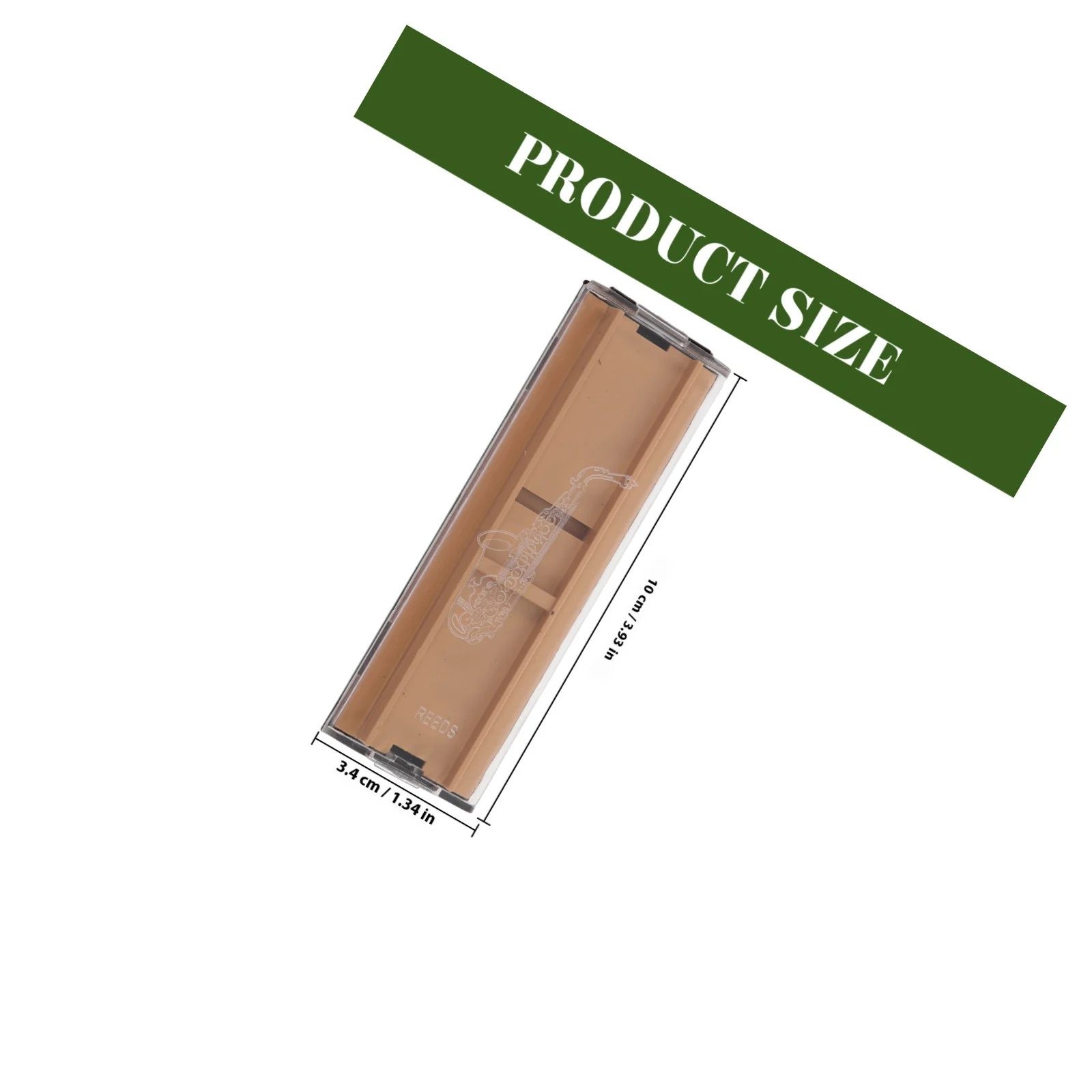 المحمولة المزمار القصب حقيبة للتخزين عالية الجودة ABS البلاستيك تصميم مدمج عقد آمن يمنع الضرر المزمار القصب حاوية علب حامل