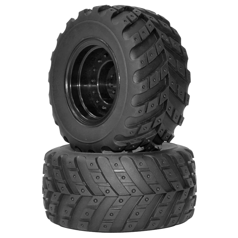 ABUM-4Pcs Rubber Tire Tyre Wheel For HBX HAIBOXING 901 901A 903 903A 905 905A 1/12 RC Car Upgrade Parts Spare Accessories