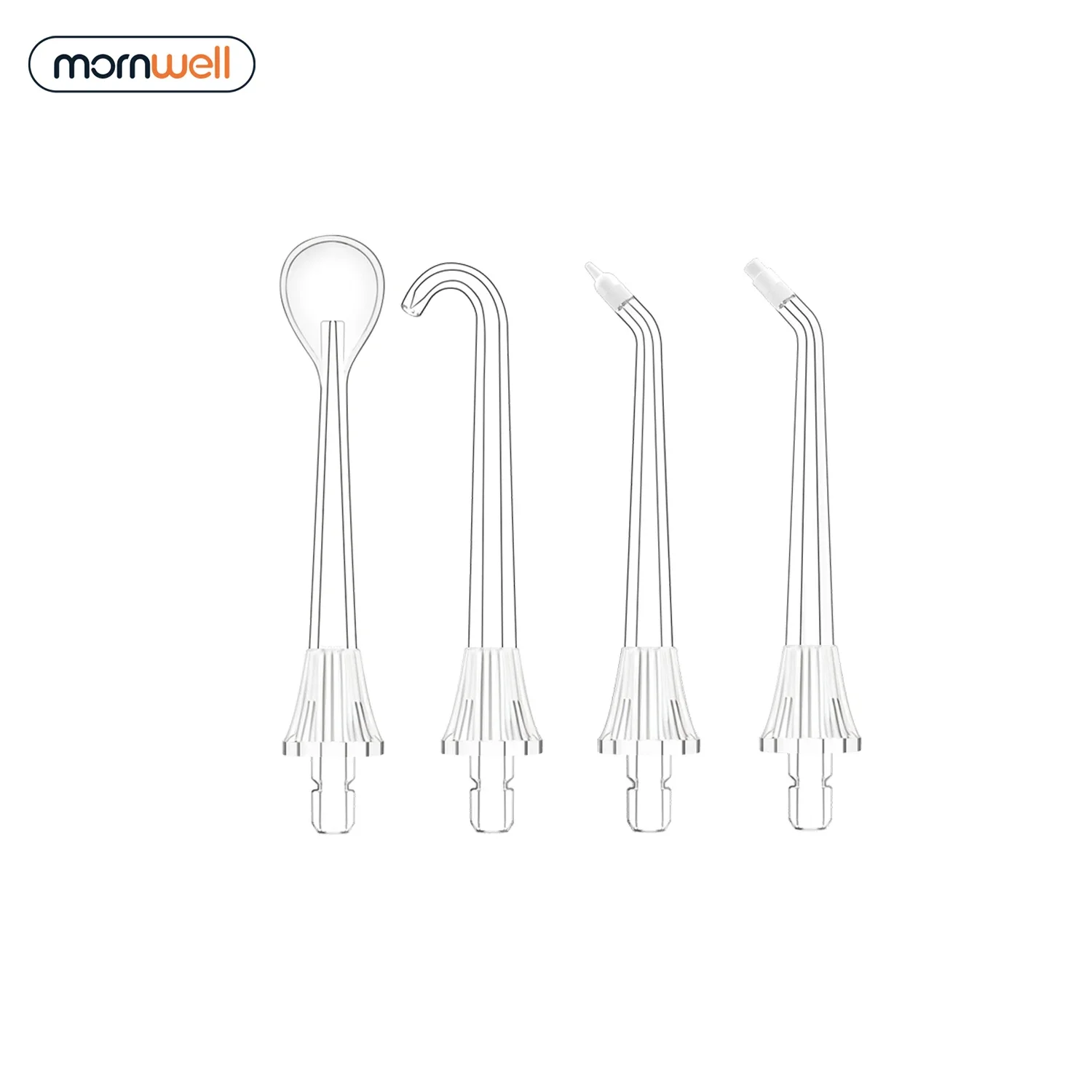 Dental irrigator 4 / 8 nozzle transparent for Mornwell F18/D52/F29/F32/F38 Detal Water Flosser for braces and teeth whitening