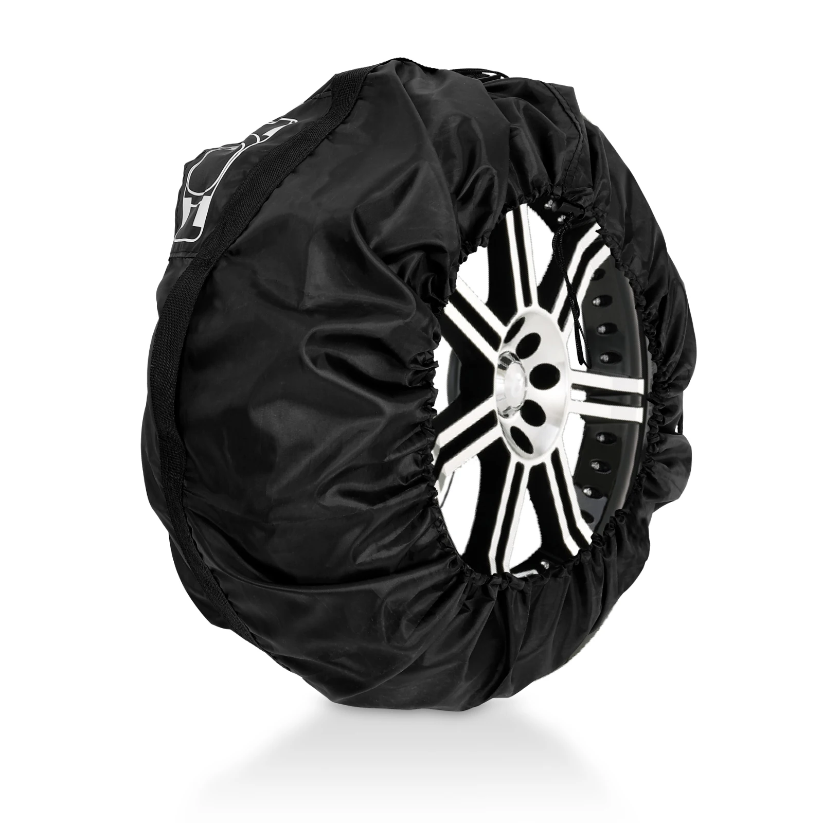 

Car Tire Covers 190T Polyester Black S Size Lightweight RV Truck Trailer Covers Spare Protectors Storage Bags Wheel Durability