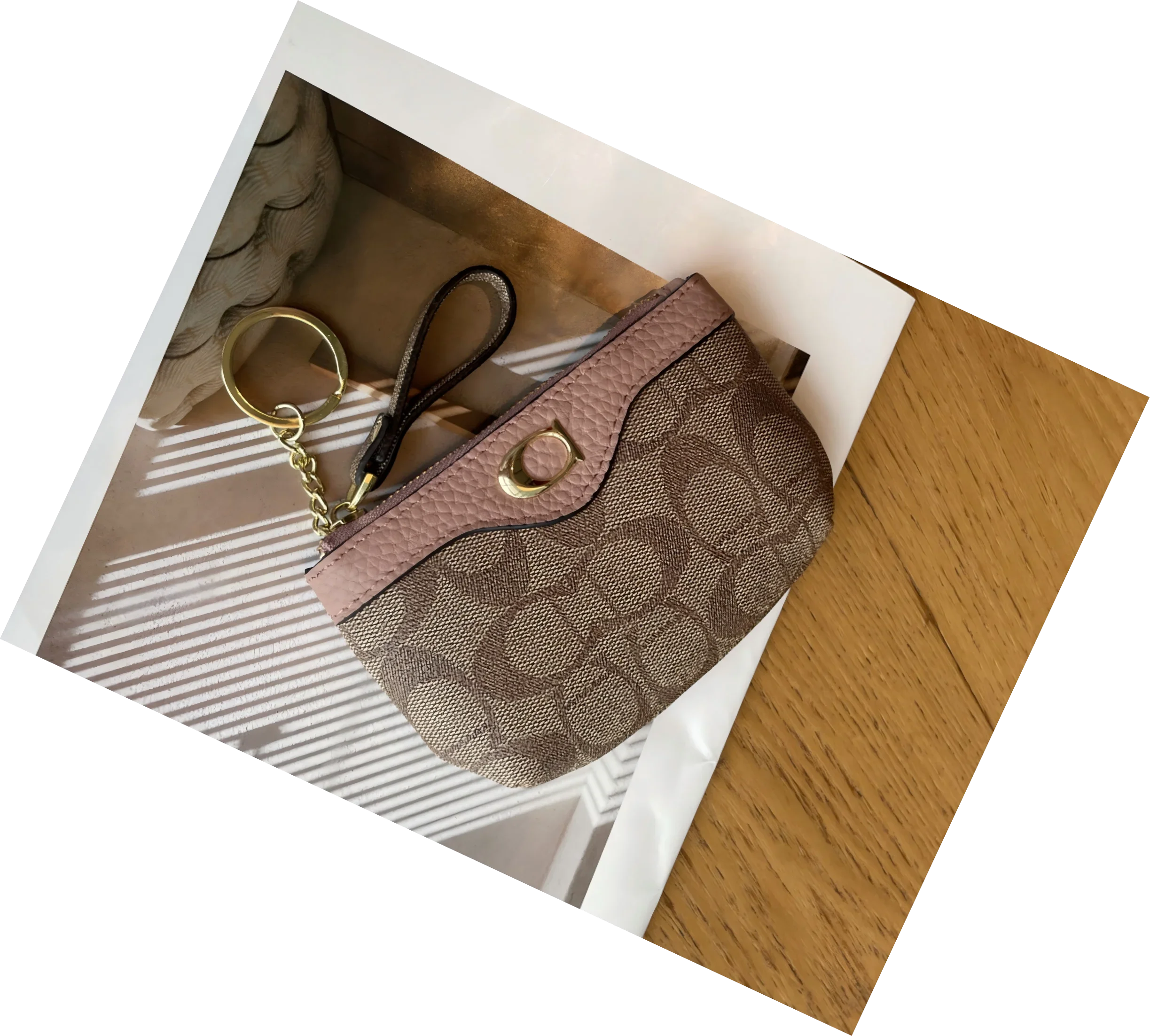 Neue klassische kleine Geldbörse mit Blumenmuster, Damen-Mini-Geldbörse, kleine Münztasche, Wechselgeldtasche, Leder-Geldbörse, Aufbewahrungstasche, Kartenetui – Detail 22