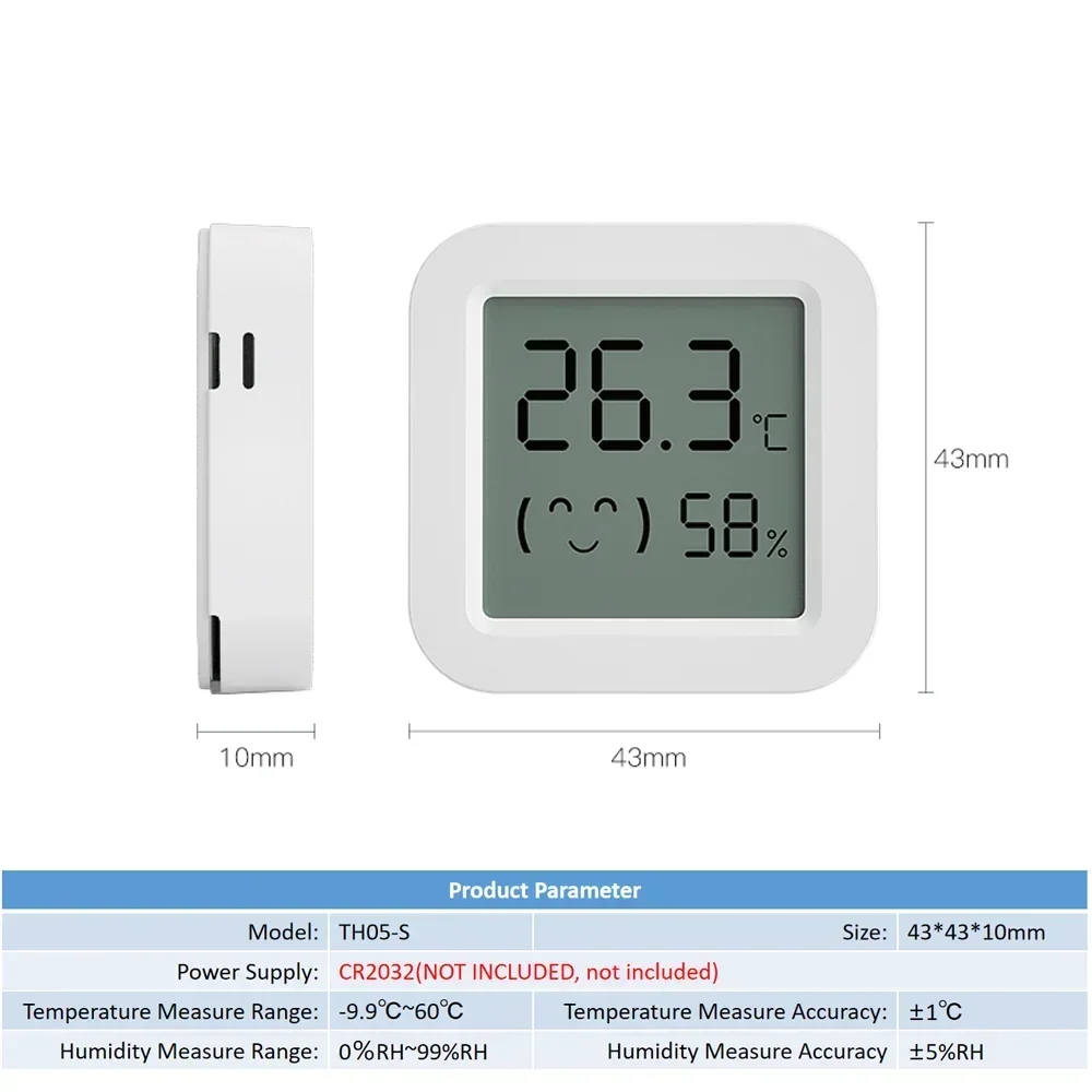 LCD Digital Thermometer Hygrometer Indoor Room Electronic Temperature Humidity Meter Sensor Gauge Weather Station For Home