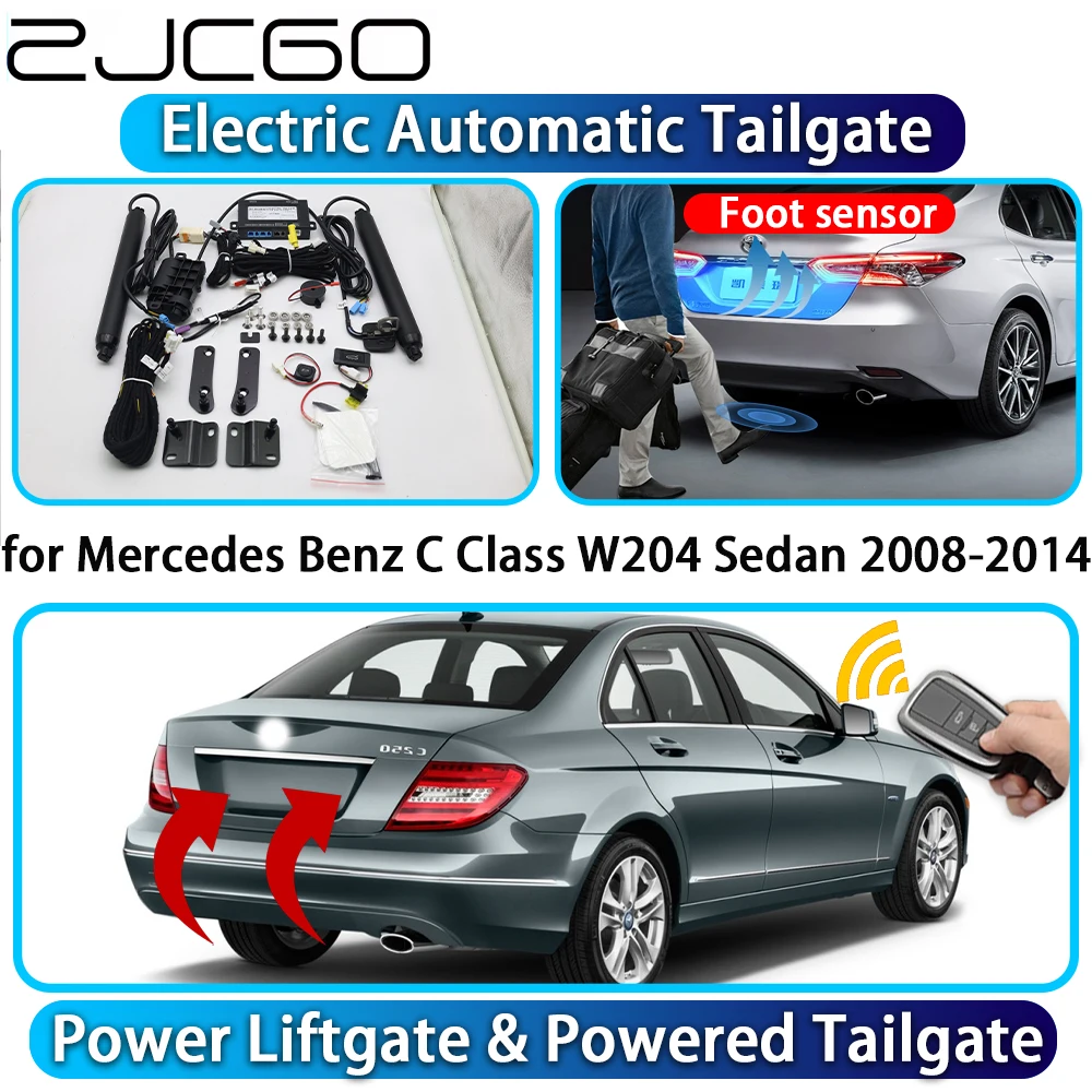 

ZJCGO for Mercedes Benz C Class W204 Sedan 2008-2014 Automatic Power Liftgate Powered Tailgate Intelligent System Trunk Lift Kit