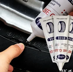 Car Tire Puncture Repair Glue Strong Liquid Rubber Adhesive Fast Curing Waterproof Black Auto Emergency Tyre Repair Tool
