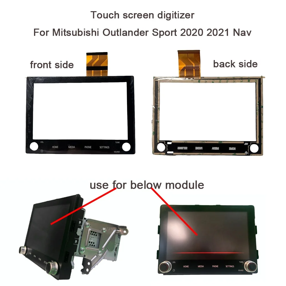 

Navigation Touch Screen Digitiser For Mitsubishi Outlander Sport 2020 2021 Nav OEM AM FM Radio Module 8740A040 8740A130 8740A076