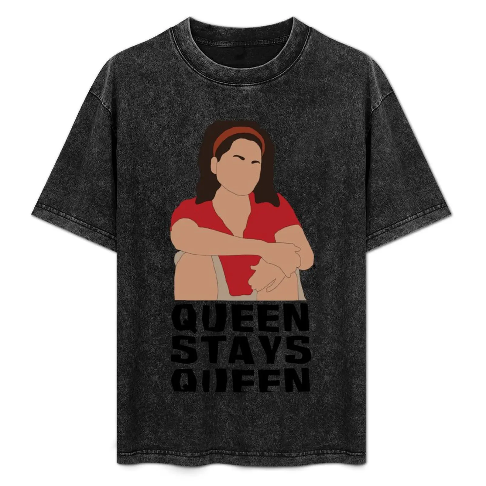 Camiseta Sandra Diaz-Twine Queen Stays Queen, camiseta con gráfico creativo
