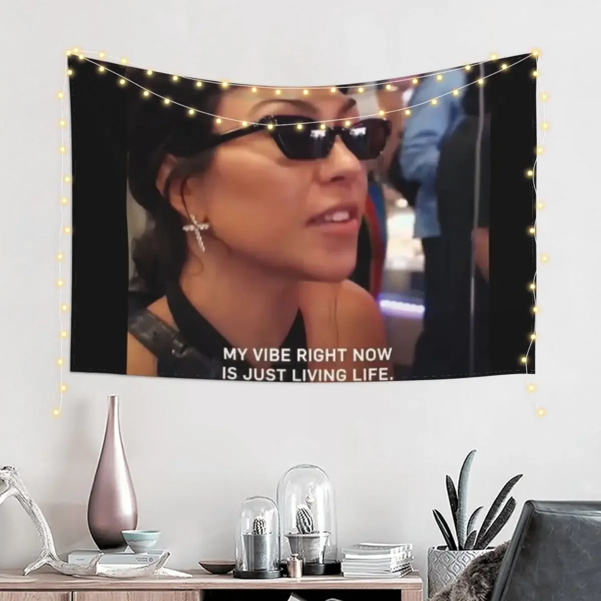 Kourtney Kardashian Tapestry Wall Carpet Home Decor Aesthetic Tapestry