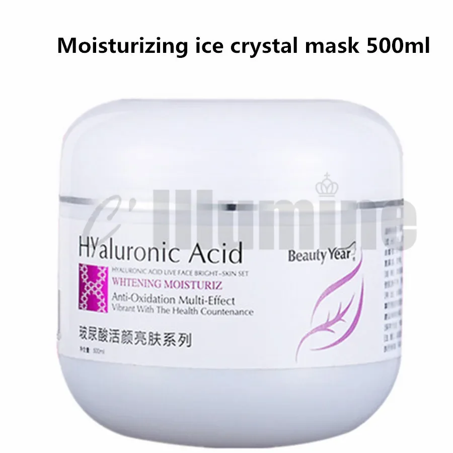 Hyaluronic Acid Moisturizing Ice Crystal Mask 500ml Anti Wrinkles Firming Anti Aging