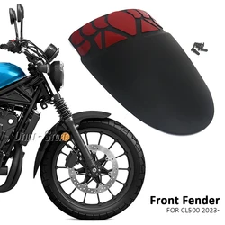 New Motorcycle Accessories Front Extender Fender Plastic Black For Honda CL500 CL 500 cl500 2023 2024