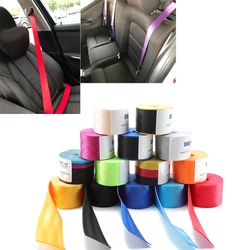3.6M Auto Car Seat Belt Seatbelt Webbing Lap Retractable Safety Strap Universal 48MM Car Seat Conversion Car Accessories