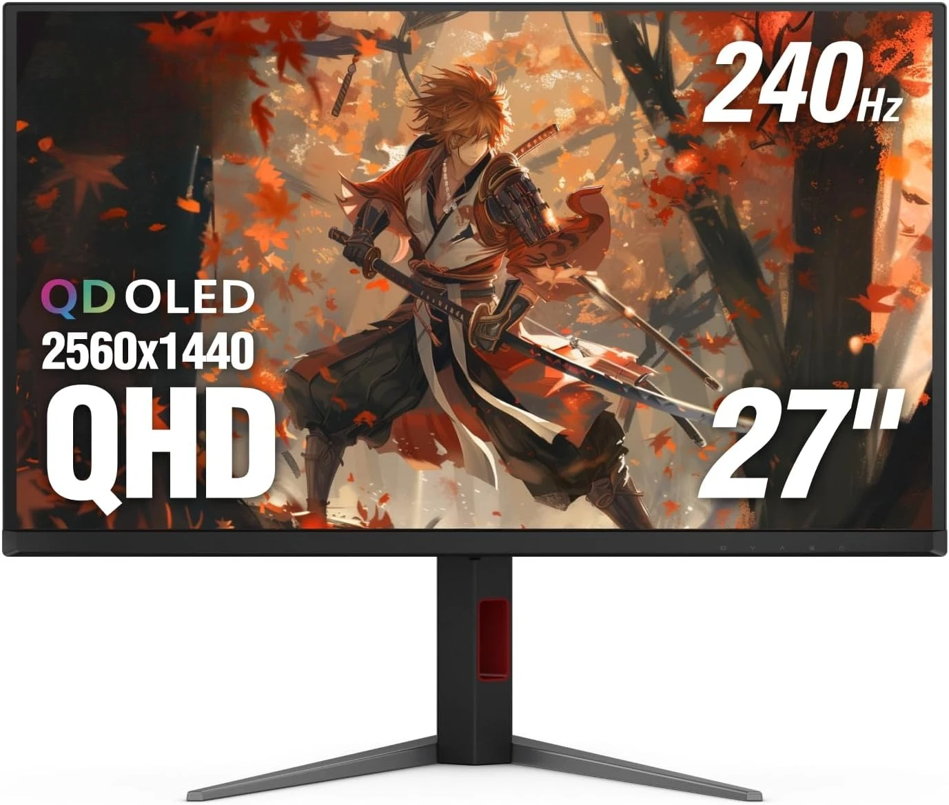 Q27G4ZD 27" QD OLED Gaming Monitor, QHD 2560 x 1440, 240Hz 0.03ms, HDMI 2.0 x2, Display Port x2, G-Sync Compatible,Free Shipping