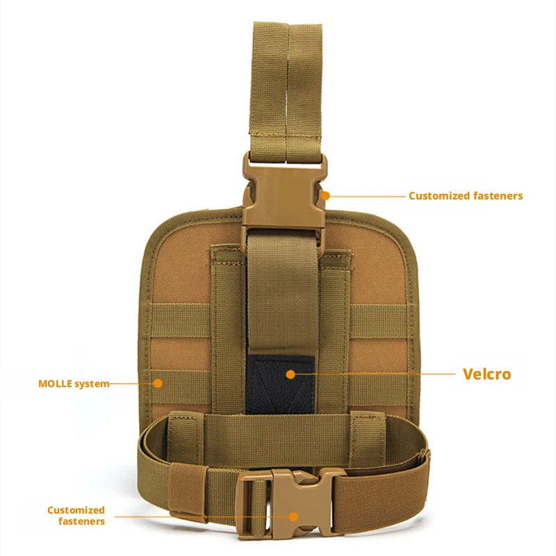 MOLLE Drop Leg Pouch Medical Kit Bag First Aid Thigh Pack for Outdoor Camping Hiking EDC Tool Bag Workplaces view 5