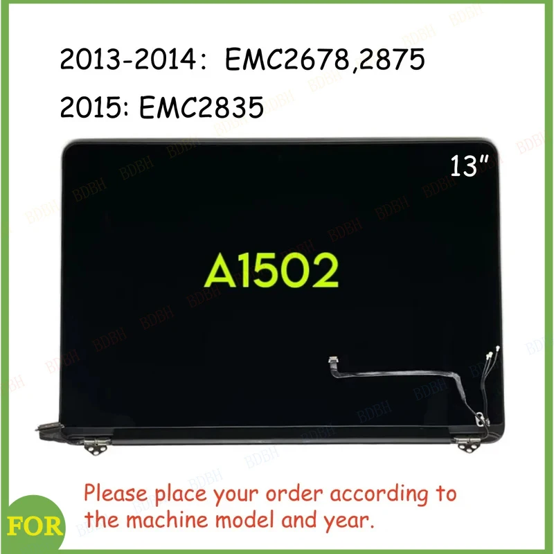 BDBH Tested silver A1398 15" LCD Screen Assembly Display for MacBook Pro/Air 13" Retina A2337 A1932 A2179 A1502 A1466 2010-2020 view 3