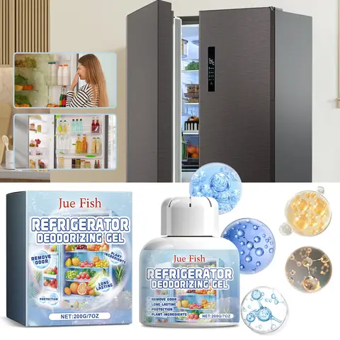 Refrigerator Deodorizer Gel Quickly Removing Odors Keep Refrigerator Freshening Long-Term Protection Household Fridge Deodorant