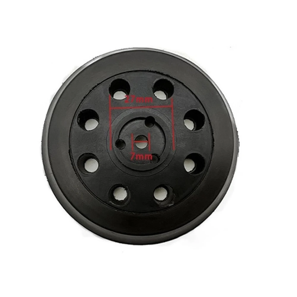 Imagem -04 - Polimento Elétrico Discos para Bosch Pex 125 Lixadeira Orbital Lixadeira Backing Pads Substituições Buracos Unhas