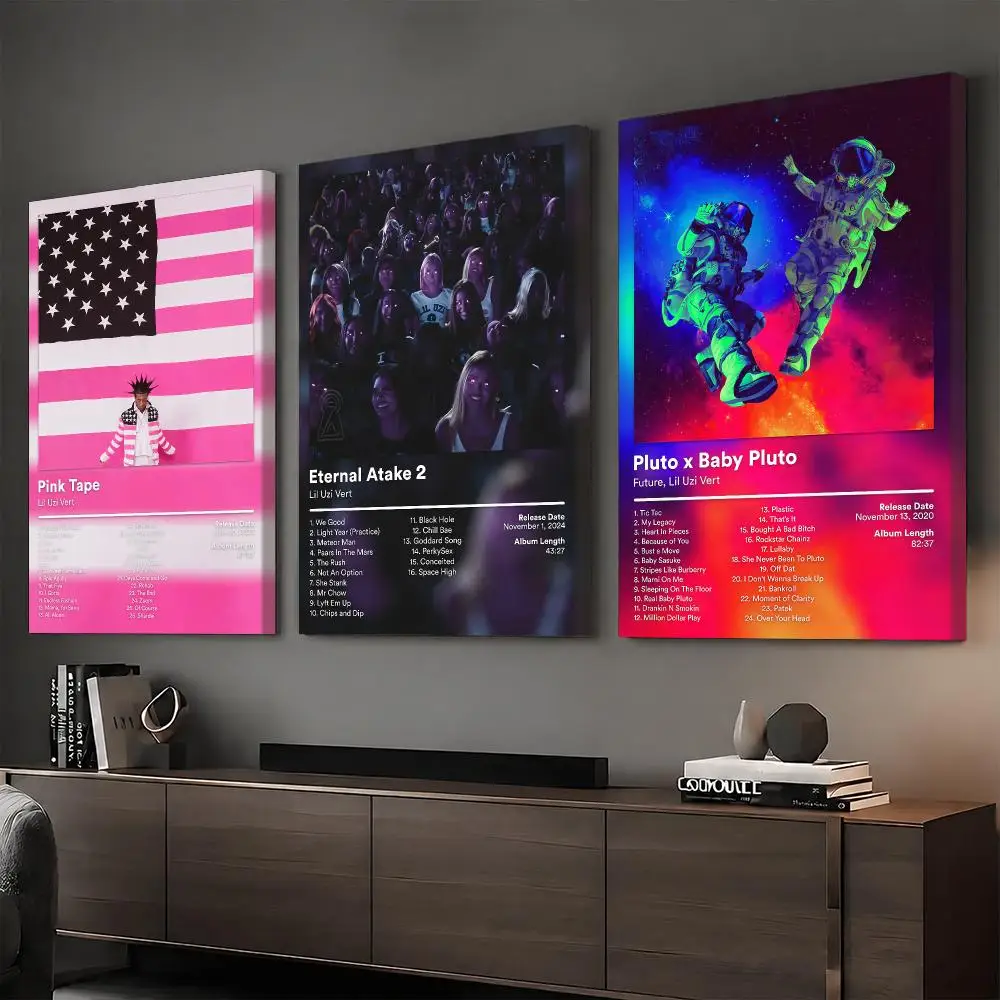 L-Lil Y-Yachty Music Album Framed Wall Painting Ready To Hang Canvas Wall Art Poster For Bedroom Living Room Home Decor Gift