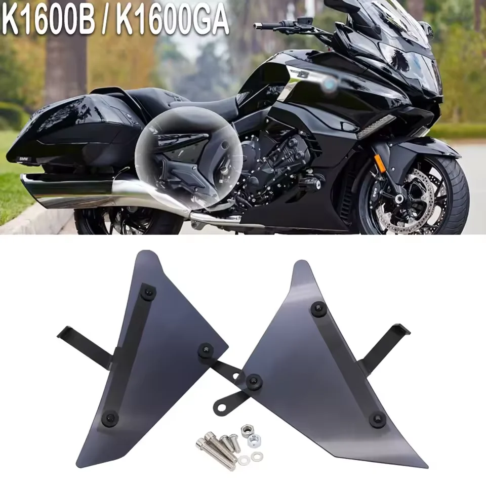

Motorcycle Side Panels Fill Fairing Cowl Cover Tank Plates Trim For BMW K1600B K1600GA K1600 Grand America / B K 1600 B GA