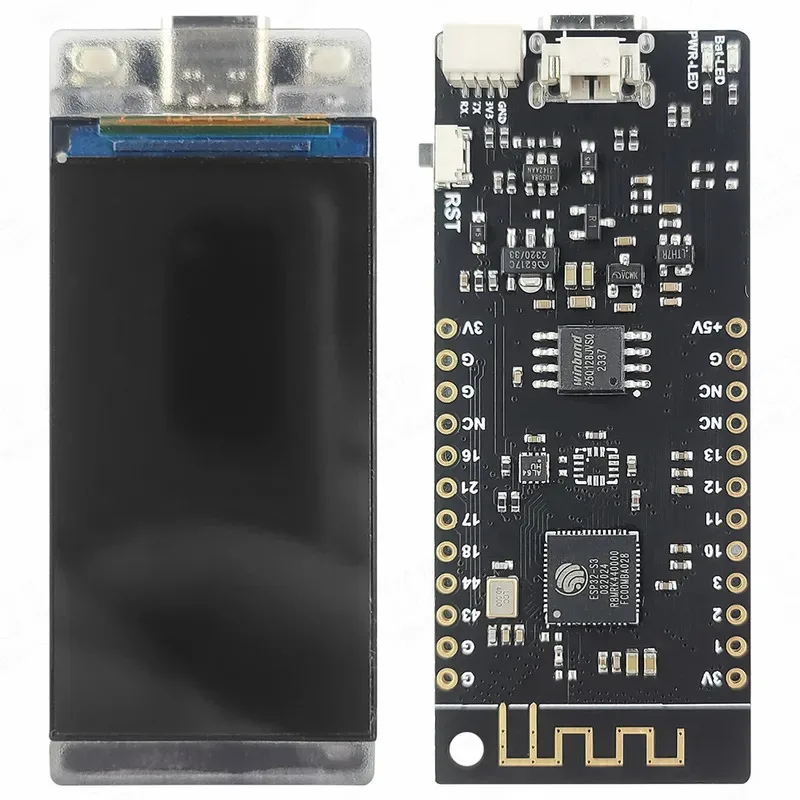 

ESP32 S3 Development Board with 1.91 inch IPS LCD Display 170*320 Battery Port MCU Type-C ESP32-S3 Wifi Module Learning Program