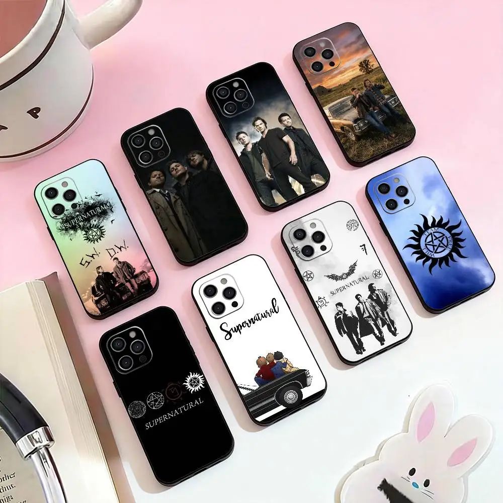 TV Series S-Supernatural  Phone Case For iPhone 17,16,15,14,13,12,11 Plus,Pro,Max,XS Silicone Soft Cover