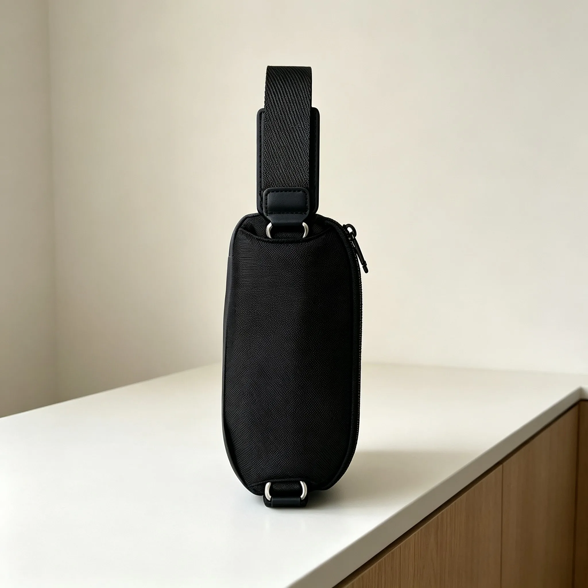 Men’s Nylon Chest Crossbody Bag, Minimalist Fashion Single Shoulder Bag for Business & Casual Use