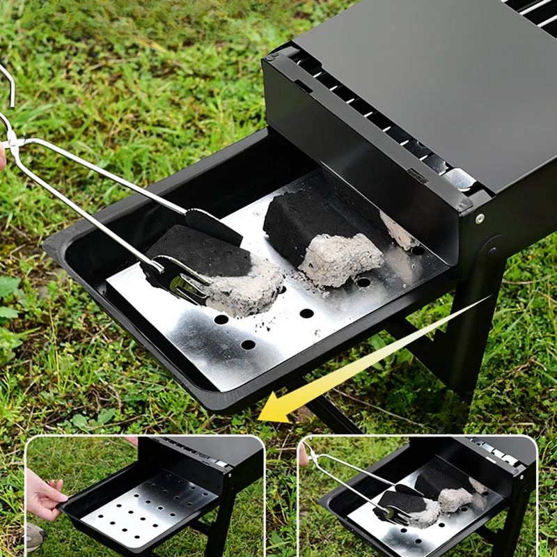 

Picnic Domestic Outdoor Stove Barbecue Charcoal Furniture Kebab Stainless Steel Outdoor Stove Portable Camping Estufa Exterior