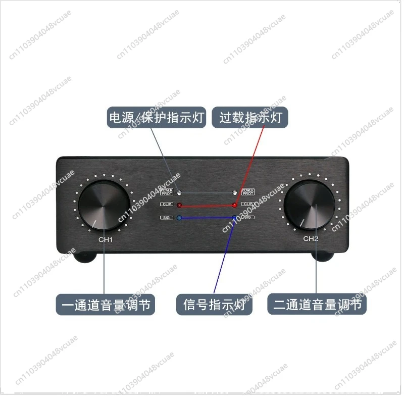 

D500 Dual-channel Audiophile-grade High-power Professional Amplifier IRS2092 Two-channel 500W+500W Ultra-LM3886