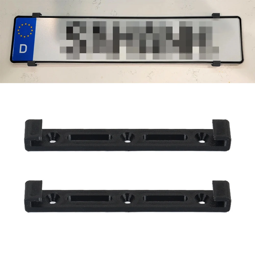 Car License Plate Installation Bracket License Plate Mount License Plate Bracket for Car Front and Rear Car Tags for European