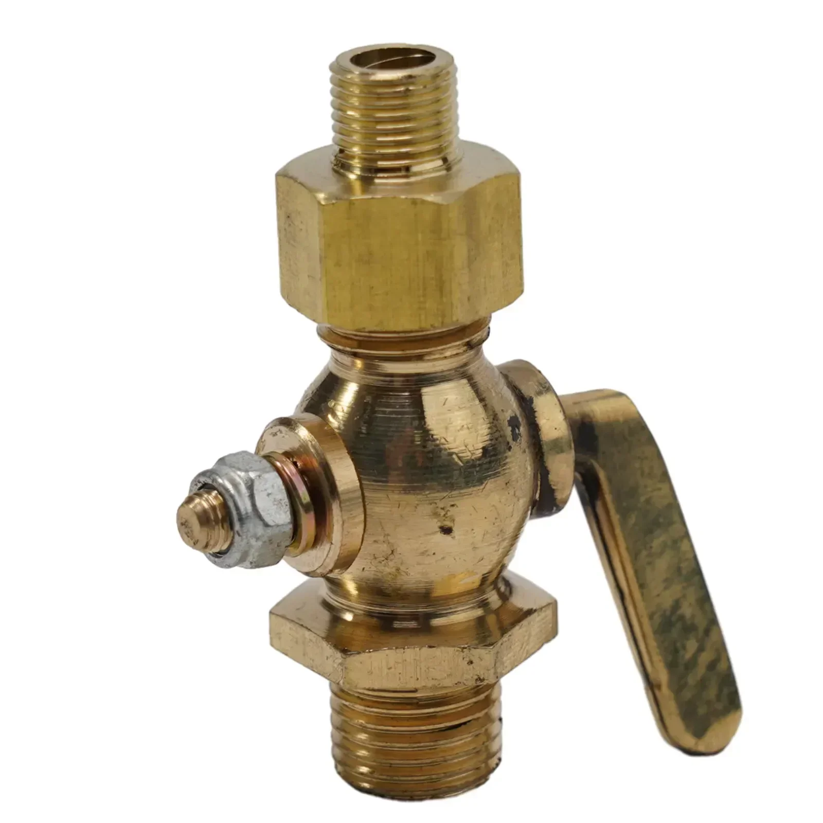 Vintage Motorcycle Fuel Gas Oil Faucet Replacement Brass Petcock 1/8\