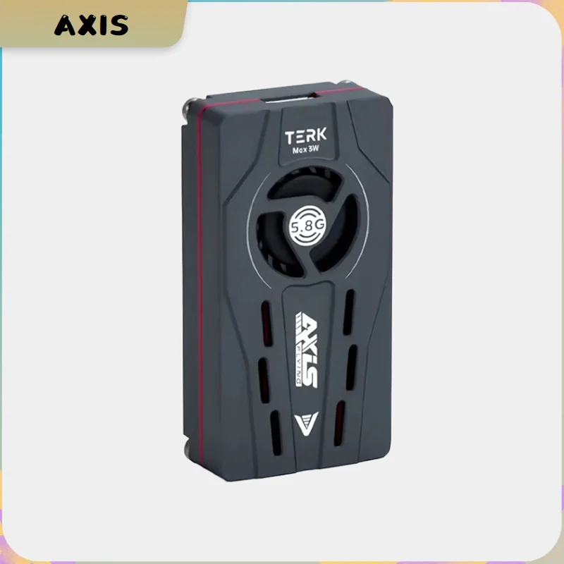 

Axisflying Новый вентилятор TERK Max 5,8G 3 Вт VTX с радиатором с ЧПУ, двойными функциями и кнопками, встроенным микрофоном, бесшумным радиоуправляемым дрона дальнего действия FPV