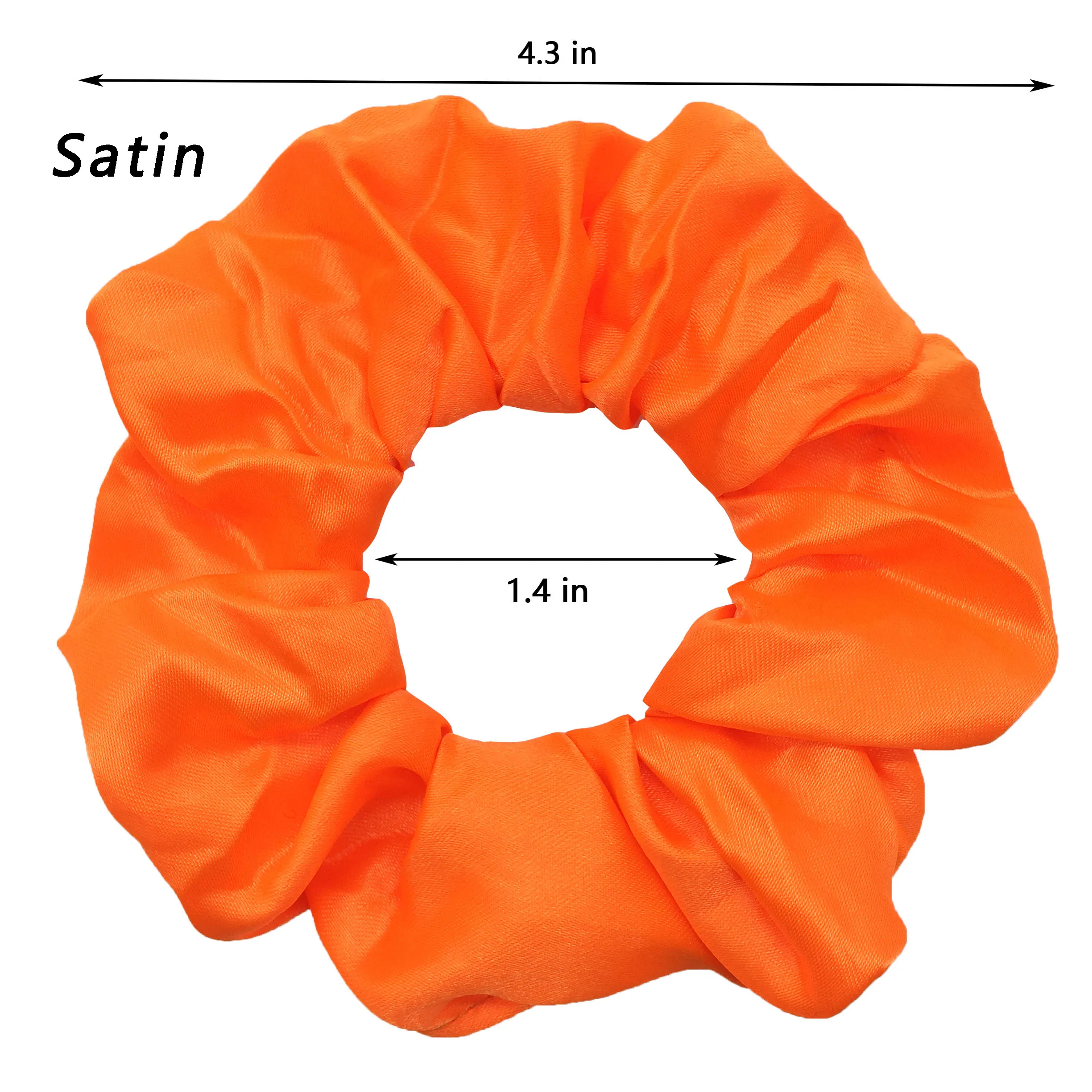 50pcs/40/30/20 Hair Scrunchies Pack Satin Elastic Velvet Bands Scrunchy Ties Chiffon Women Girls Accessories Organza Christmas