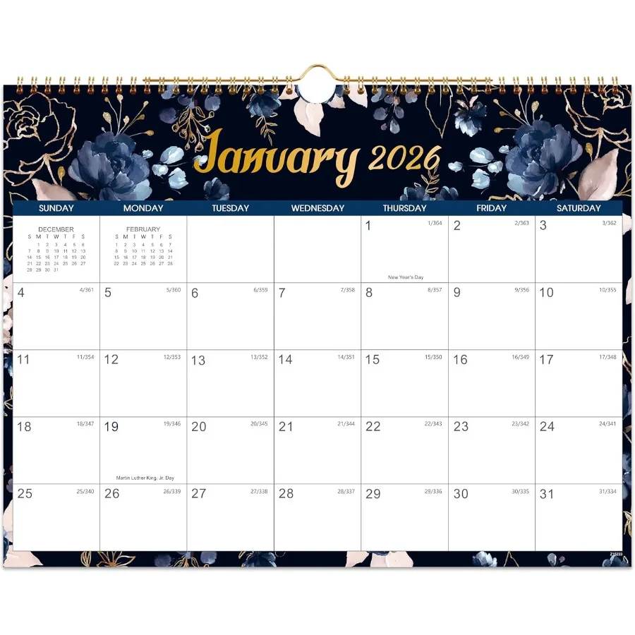 

2026 Wall Calendar - 2026 Calendar 12 Months Wall Calendar 2026 from Jan.2026 - Dec.2026 14.8" x 11.6" 2026 Hanging Calendar Tw