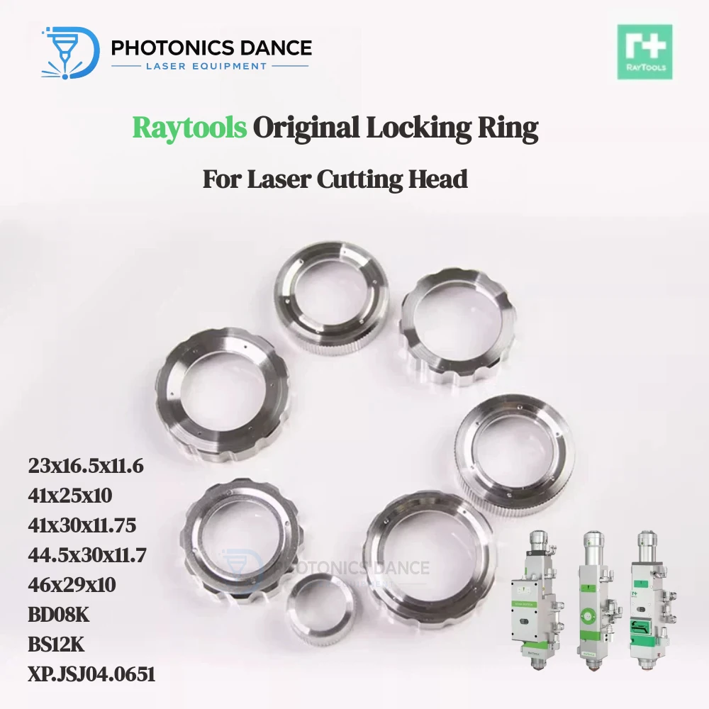 Original Raytools Laser Cutting Ceramic Body Locking Ring For BT240S BM109 BM111 Fiber Laser Head Ceramic Lock Ring Fasten Nut