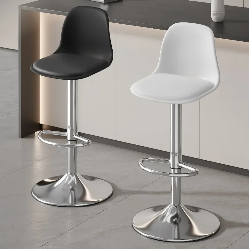 

Bar chair lift high stool simple bar chair silver table commercial bar stool back chair household goods